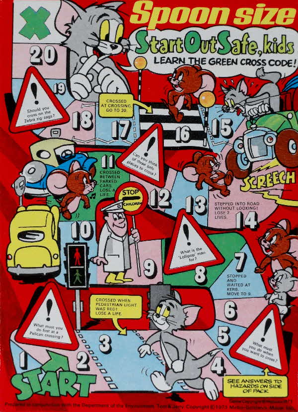 1973 Spoonsize Tom & Jerry Road Safety Game (1)