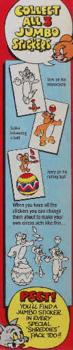 1973 Spoonsize Tom & Jerry Jumbo Sticker (2)