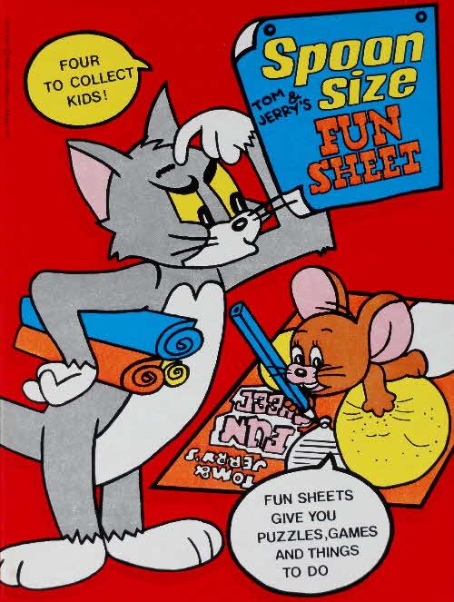 1974 Spoonsize Tom & Jerry Fun Sheet (1)
