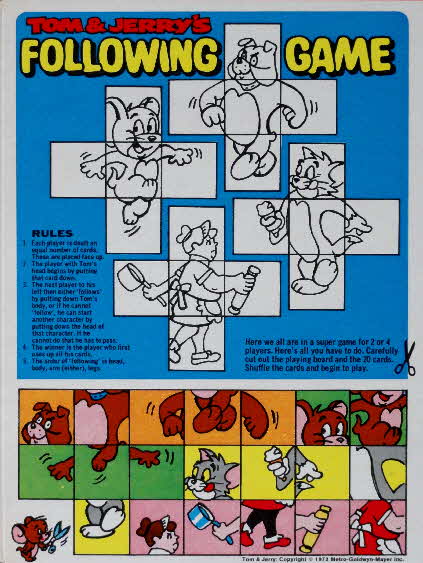 1972 Spoonsize  Tom & Jerry Following Game (1)
