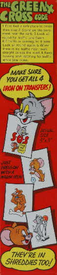 1974 Spoonsize Tom & Jerry Iron on Transfer (2)