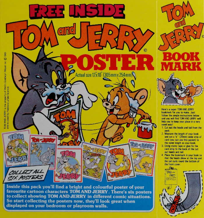 1981 Spoonsize Tom & Jerry Poster