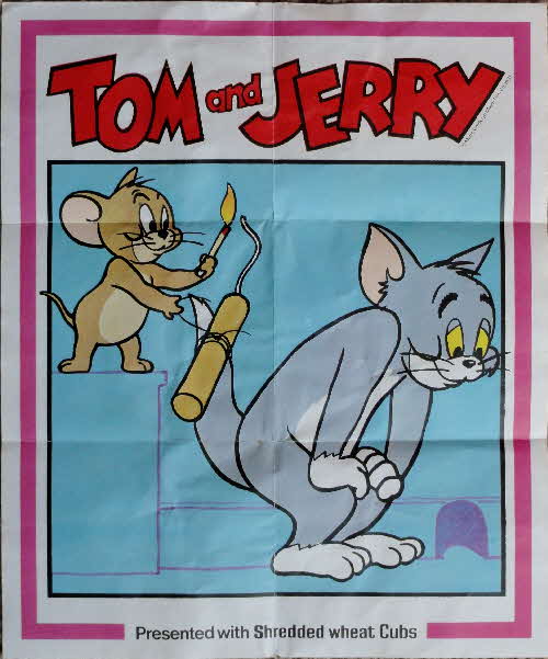 1982 Nabisco Cubs Tom & Jerry Poster 3