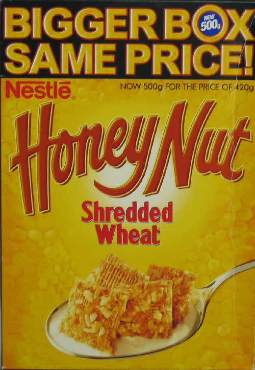 1998 Shredded Wheat Honey Nut Bitesize