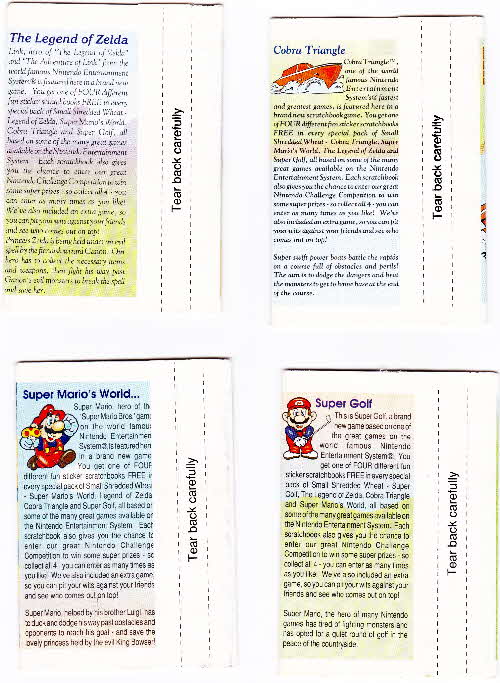 1990 Shredded Wheat Nintendo booklets  (2)