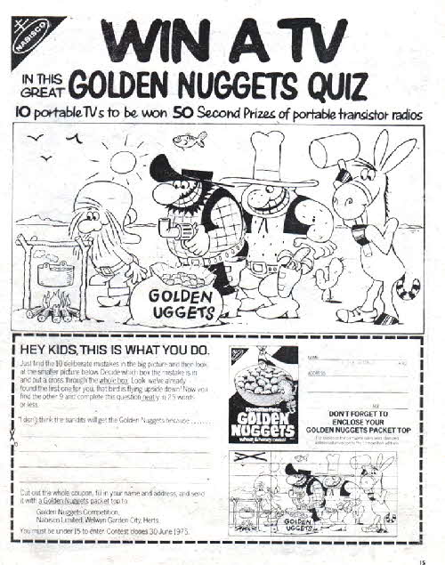 1975 Golden Nuggets TV Competition