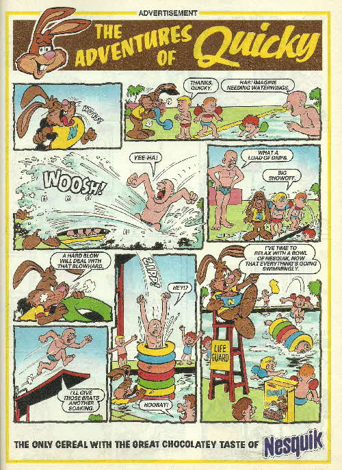 1996 Nesquick Adventures of Quicky - Lifeguard