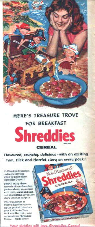1957 Shreddies Advert