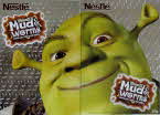 2004 Nestle Mud & Worms Shrek 2 - front and back1 small