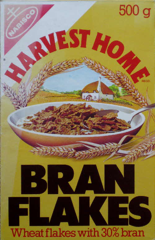 1986 Harvest Home Bran Flakes front
