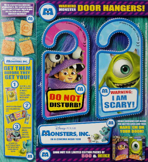 2001 Monsters Inc   Doorhangers - Sully