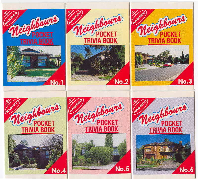 1988 Shredded Wheat Neighbours Trivia book