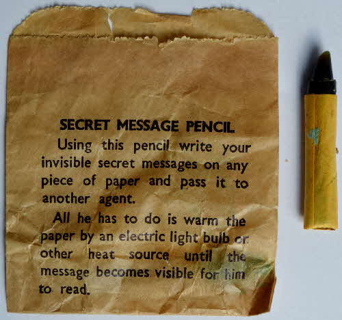 1959 Trio Secret Agent items mint