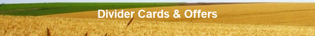 Divider Cards & Offers