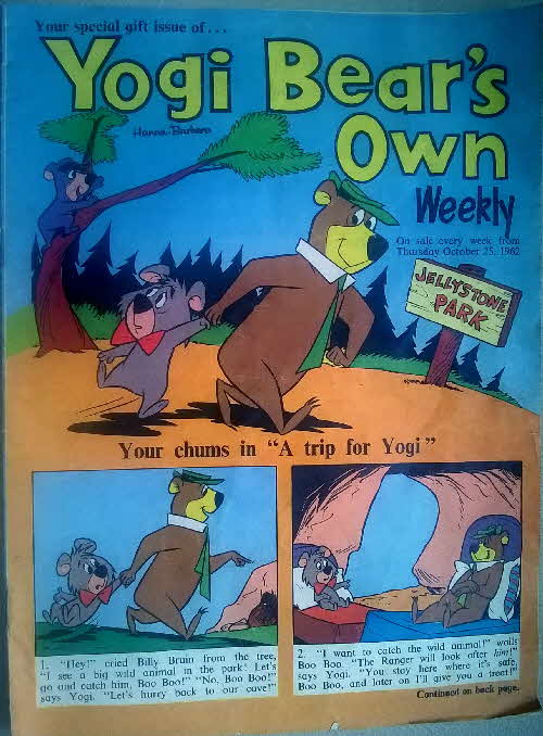 1962 Coco Pops Yogi Bear Weekly Promotional Comic (2)