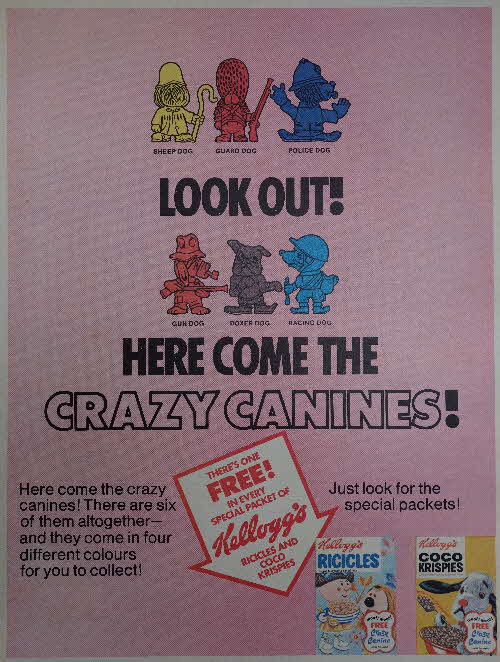 1972 Coco Pops Crazy Canines