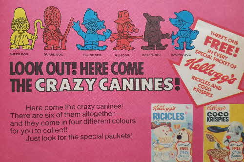 1972 Ricicles Crazy Canines