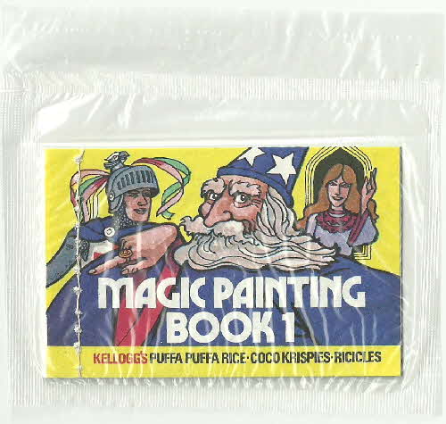 1975 Coco Krispies Magic Painting Book in packet