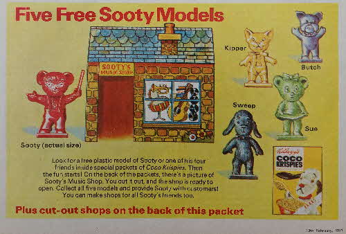 1971 Coco Pops Sooty & Friends Ad