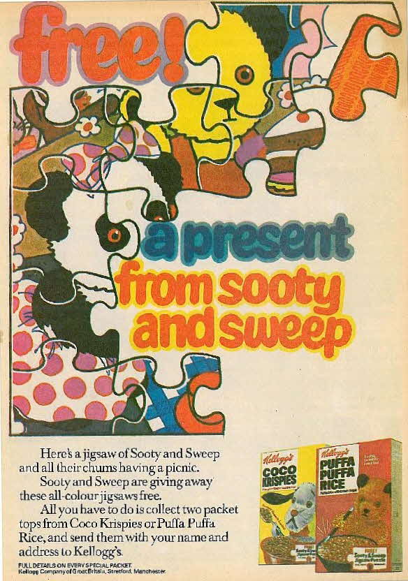 1973 Puffa Puffa Rice Sotty & Sweep Jigsaw