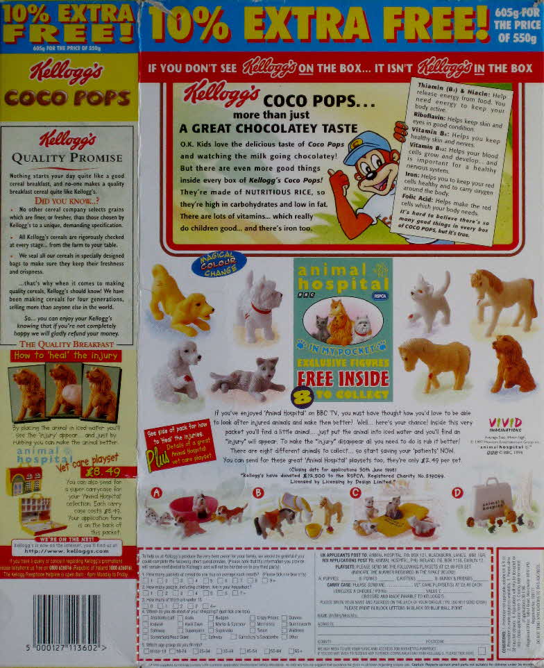 1997 Coco Pops Animal Hospital in my Pocket