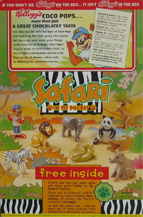 1997 Coco Pops Safrai Animal in pocket 2