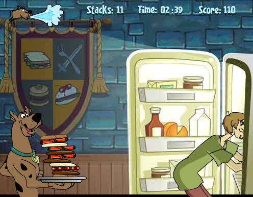 2005 Scooby Doo DVD 4 - Monster Sandwich game