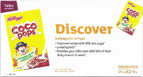 2008 Coco Pops Reduced Sugar Leaflet