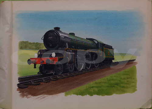 1954 Cornflakes British Locomotives No 12 - Artists drawing (1)