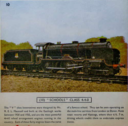 1954 Cornflakes Locomotives No 10 Schools Class 440