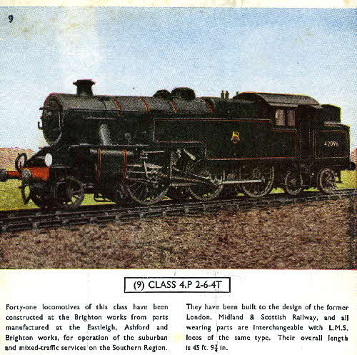 1954 Cornflakes Locomotives No 9 Class 4P 264T