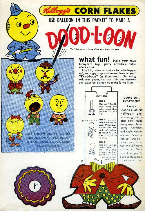 1956 Cornflakes Dood-L-Loon Clown