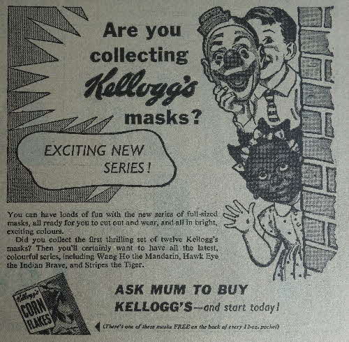 1954 Cornflakes Masks1