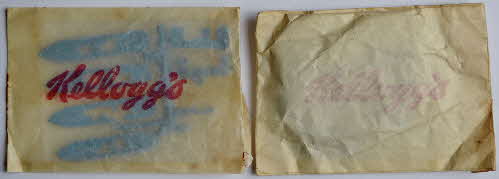 1959 Cornflakes Jigtoys  envelopes