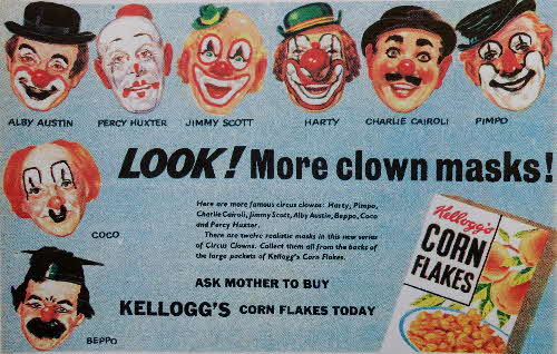 1955 Corn Flakes Famous Clowns (1)