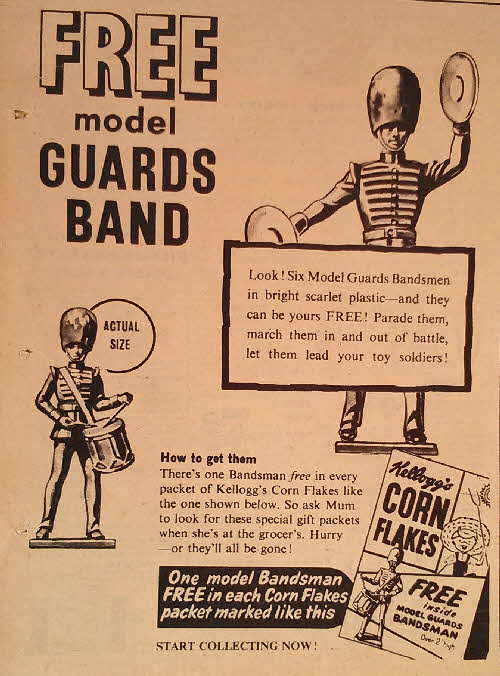 1958 Cornflakes Model Guards Bandsmen1