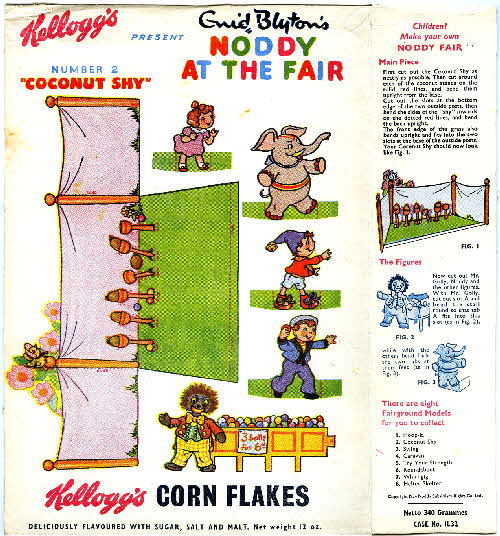 1954 Cornflakes Noddy at the Fair No 2 Coconut Shy