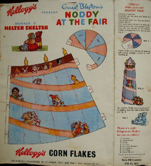 1955 Cornflakes noddy at the fair no 8 helter skelter jpg