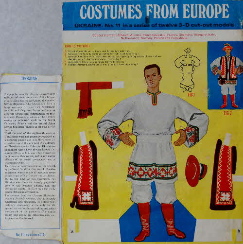 1968 Cornflakes Costumes from Europe No 11 Ukraine