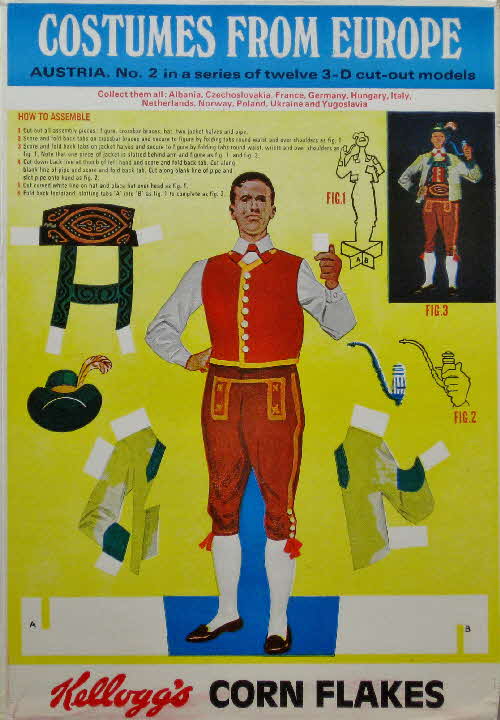 1968 Cornflakes Costumes from Europe No 2 Austria