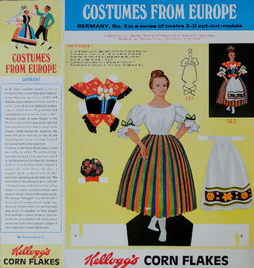 1968 Cornflakes Costumes from Europe No 5 Germany (2)