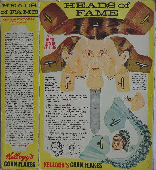1966 Cornflakes Heads of Fame No 12 Queen Victoria (1)