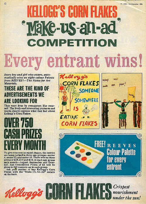 1966 Corn Flakes Make us an Ad Competition - reissued (1)