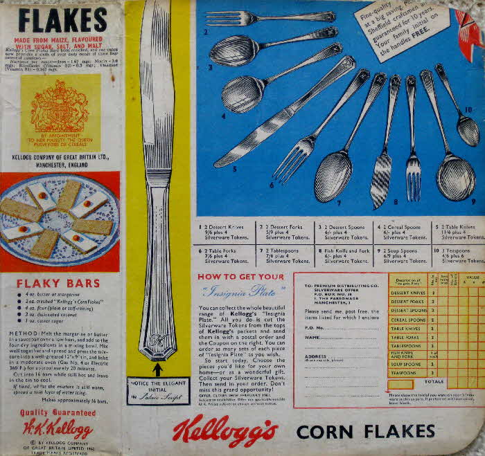 1960 Cornflakes Silverware offer (1)