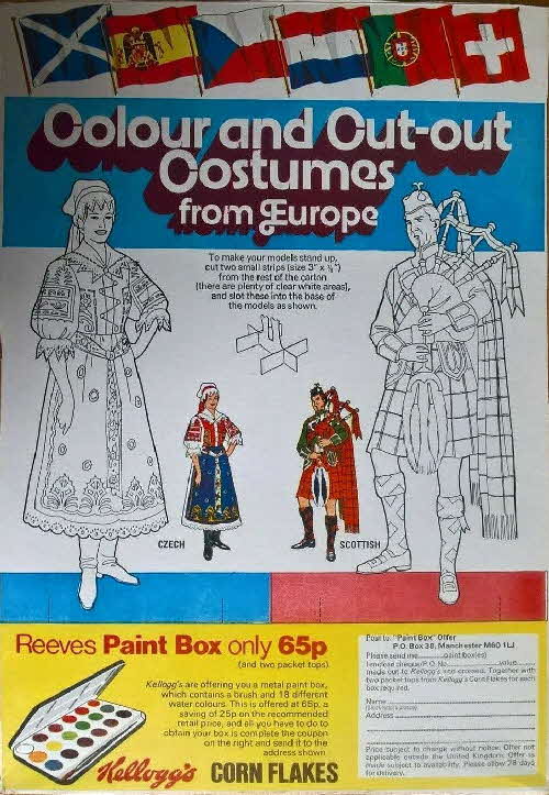 1970s Cornflakes Costumes from Europe