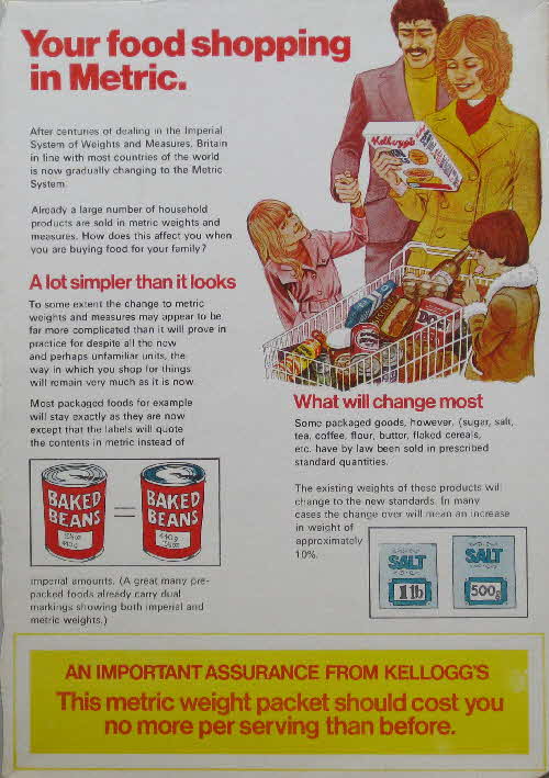 1975 Cornflakes shopping in Metric