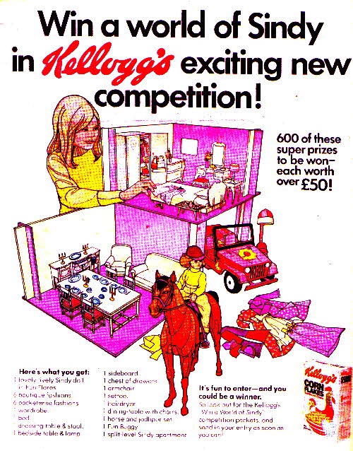 1970s Cornflakes Sindy Competition