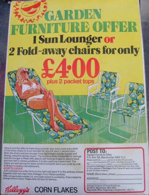 1974 Cornflakes Garden Furniture offer (betr)