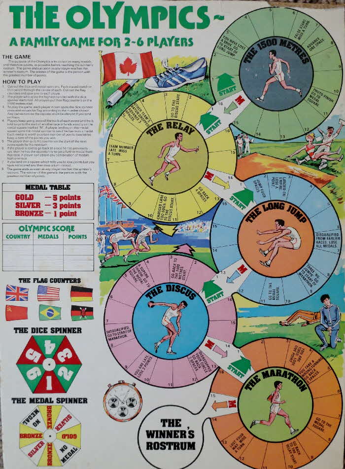 1980 Cornflakes Olympics Game
