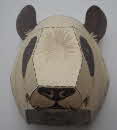 1985 Cornflakes Wild Animal Heads No 6 Panda made (2)